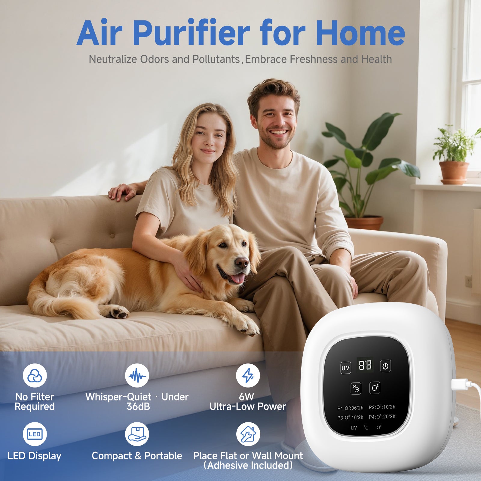 Piuerds Small Space Odor Eliminator