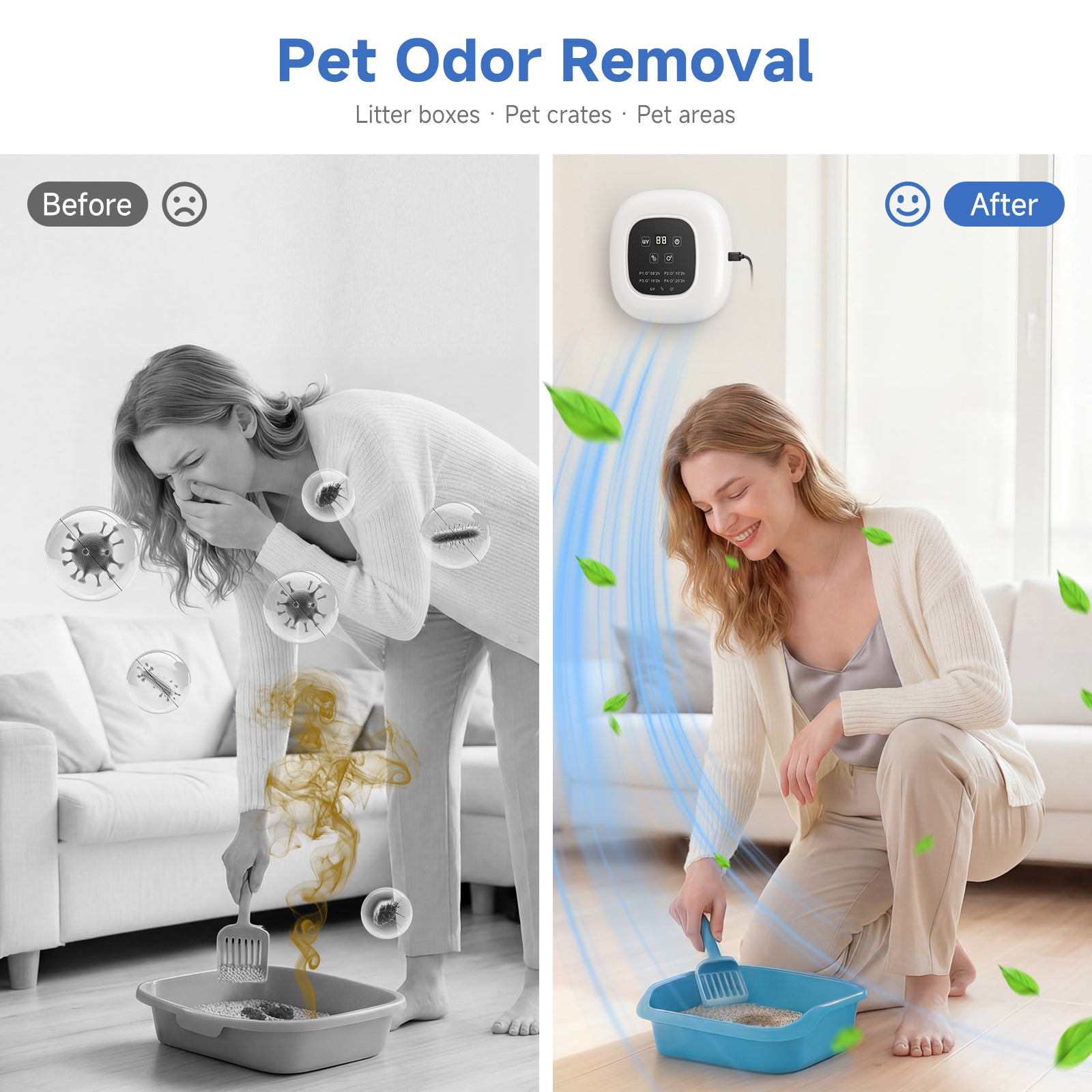 Piuerds Small Space Odor Eliminator